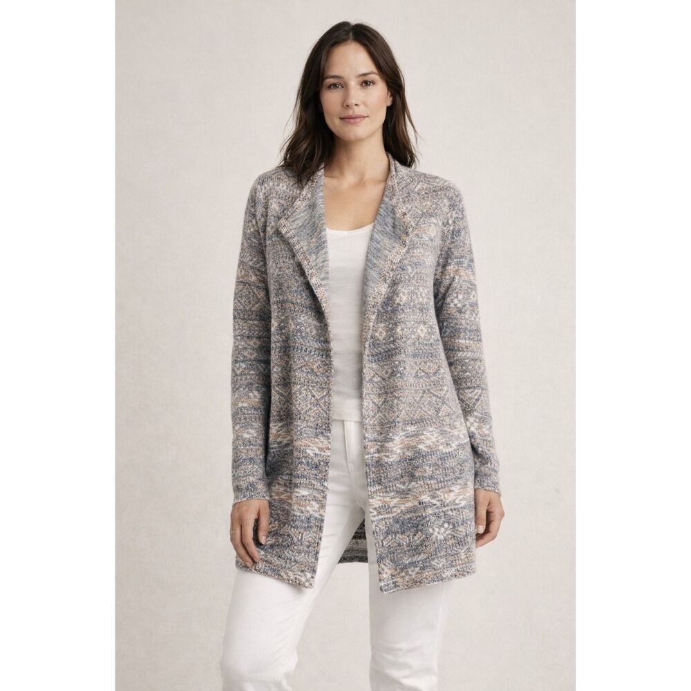 Lucky Brand Southwestern Open Front Cardigan Women’s Large
